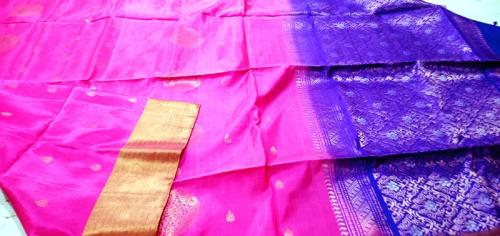 SOFT SILK SAREE WITH BLOUSE